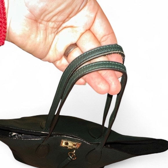 Salvatore Ferragamo Forest Green Tote Bag - Picture 4 of 8